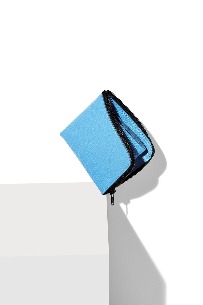 Half-Zip Wallet / CERULEAN BLUE