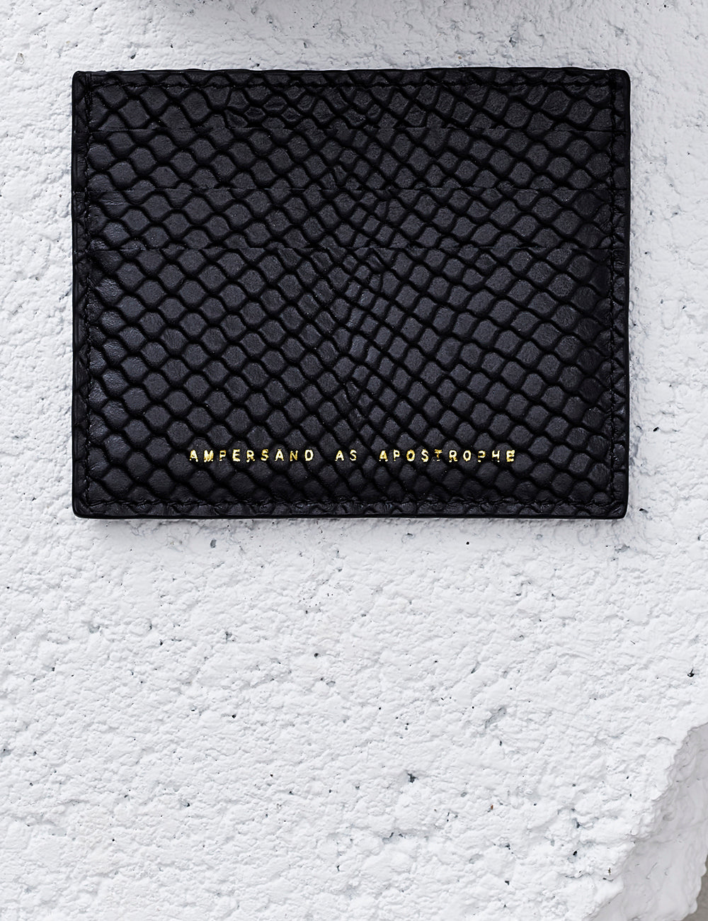 Card Wallet / Black Python