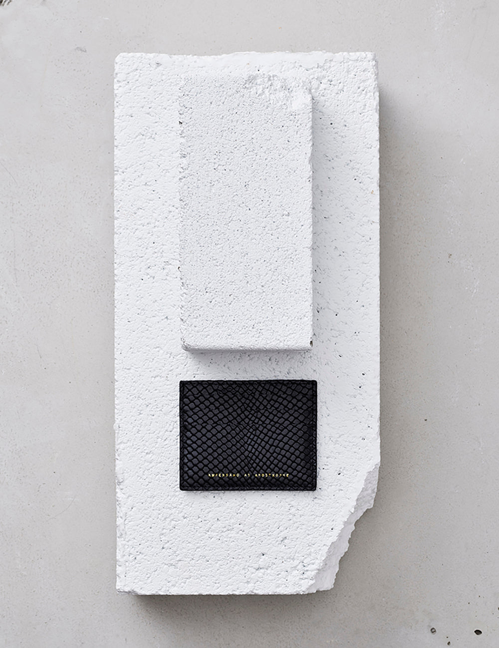 Card Wallet / Black Python