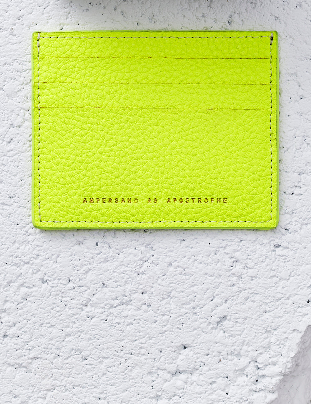 Card Wallet / Neon Yellow