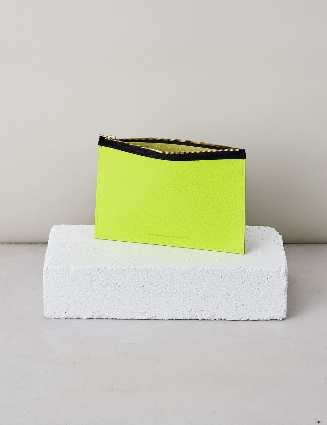 Half Tote / Neon Yellow