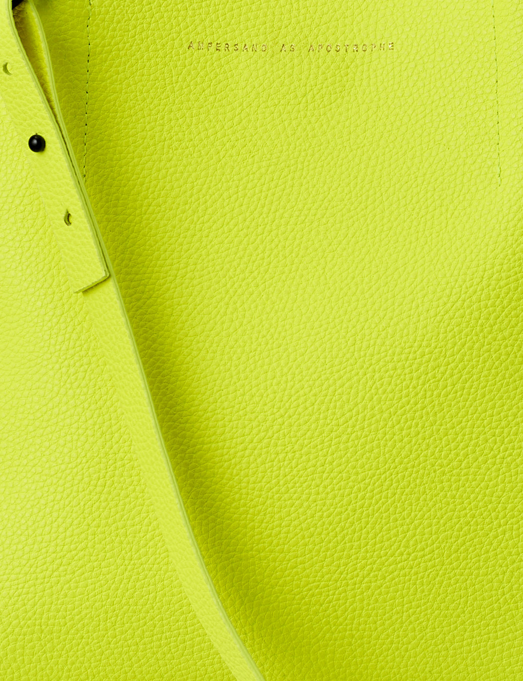 Half Tote / Neon Yellow