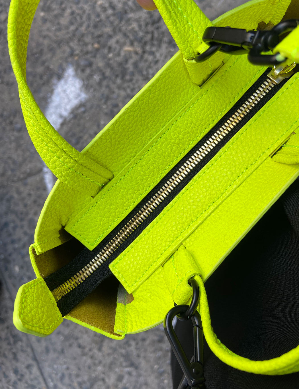 Micro-Tote / Neon Yellow