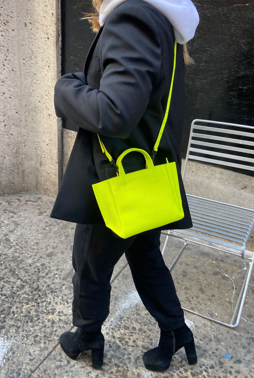 Micro-Tote / Neon Yellow