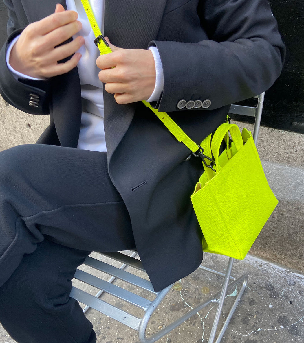 Micro-Tote / Neon Yellow