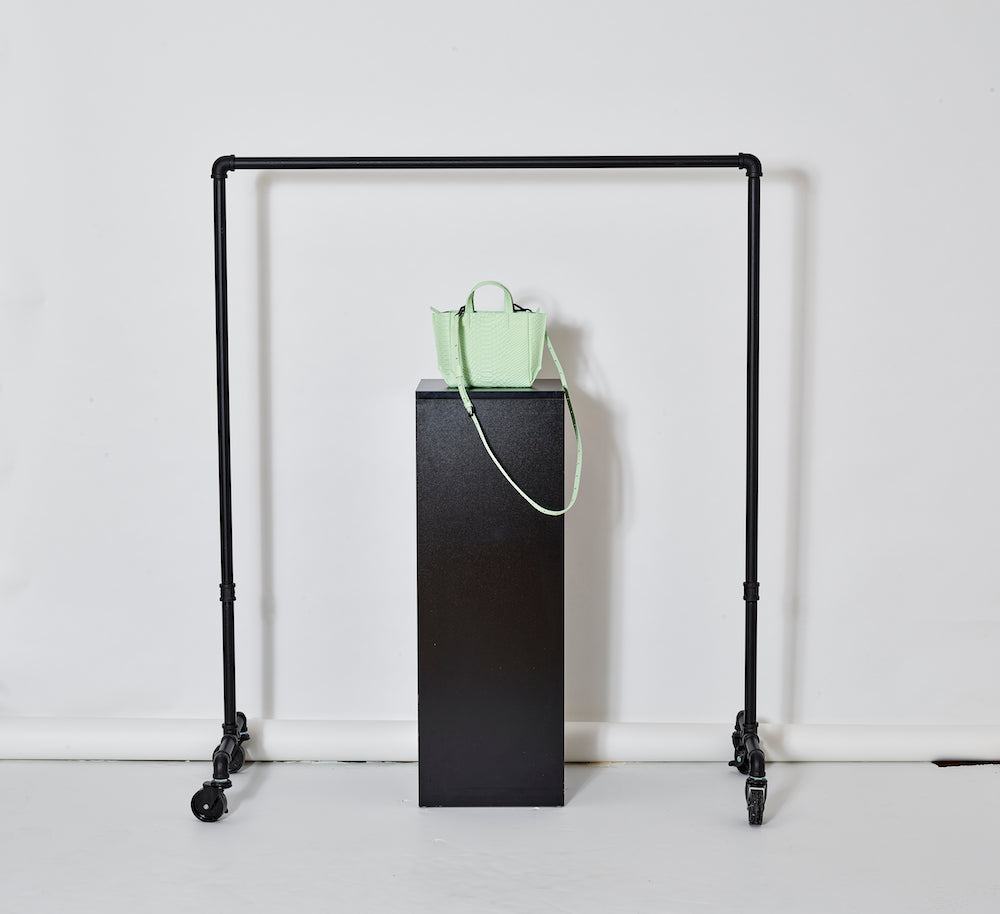 Micro-Tote / Mint Python