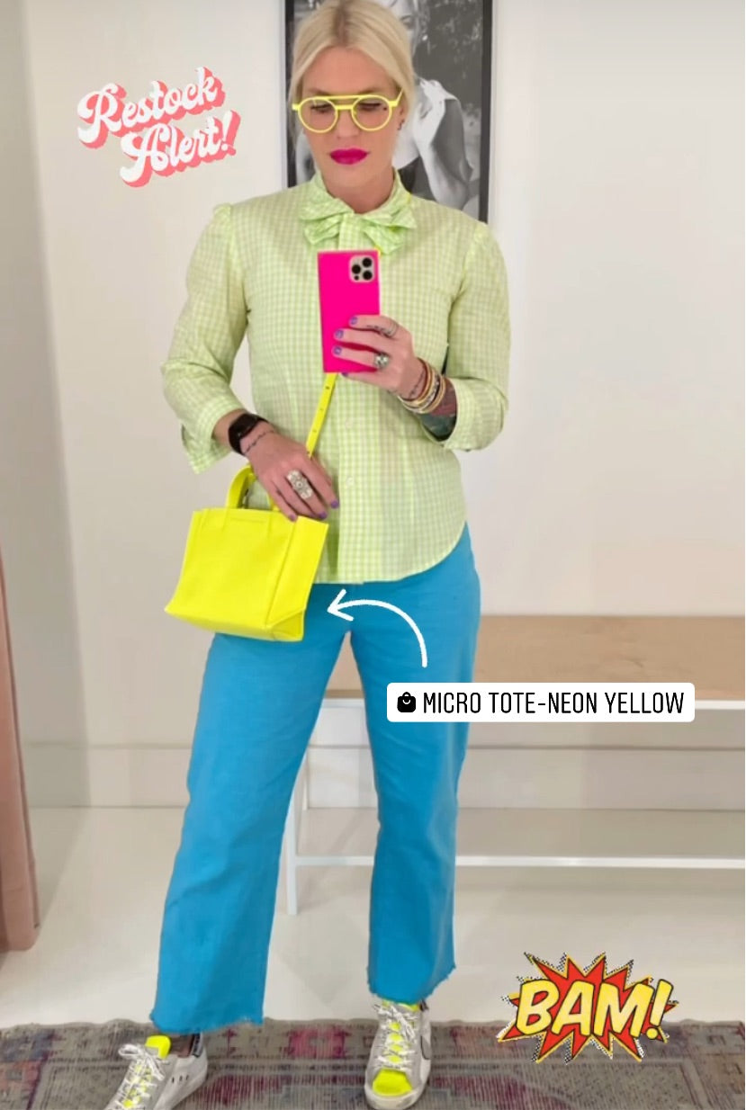 Micro-Tote / Neon Yellow