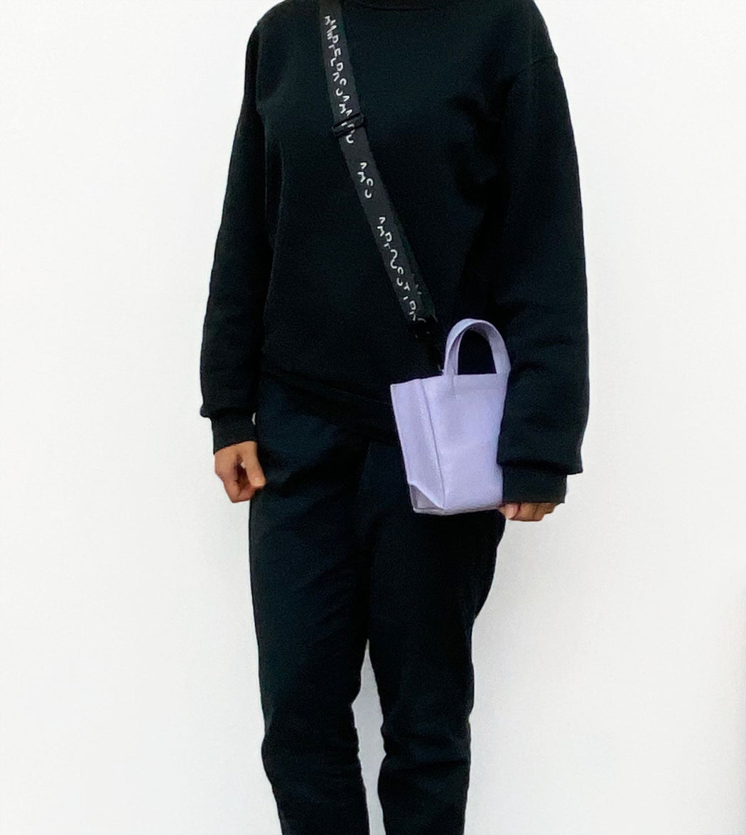 Nylon Strap / Black Logo Glitch