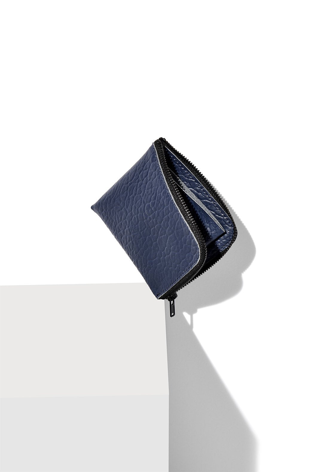 Half-Zip Wallet / COBALT BLUE BUFFALO — Ampersand As Apostrophe