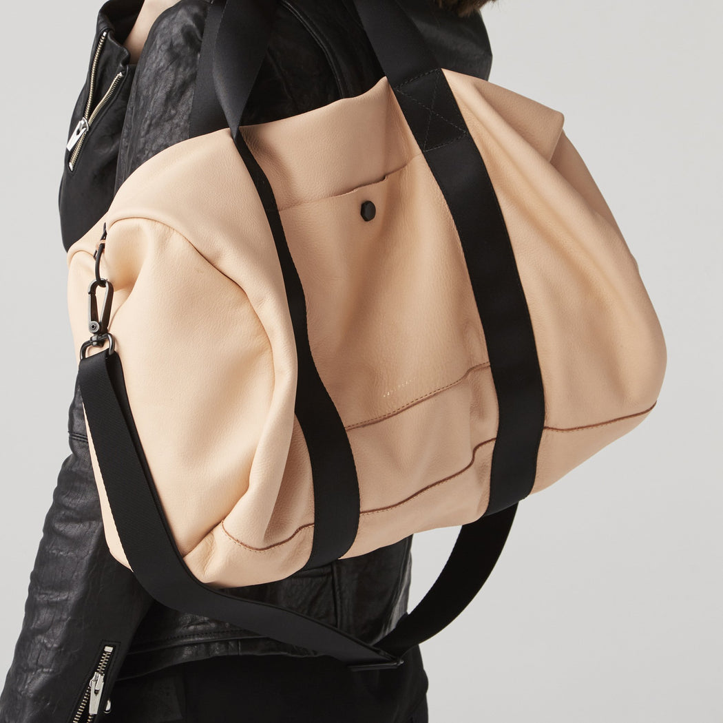 women's men’s nylon webbing shoulder strap lightweight twin carry handles large everyday travel bag