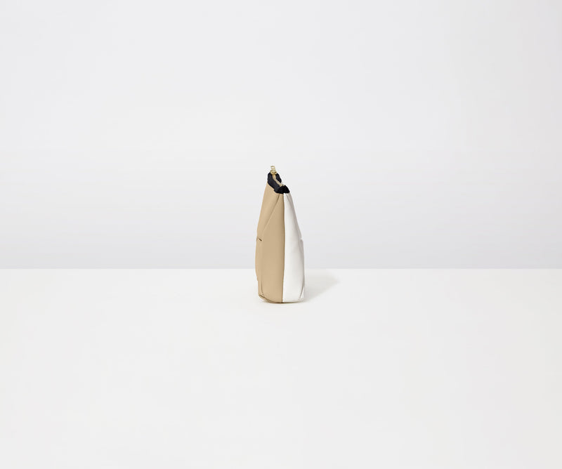 X-Pouch Clutch / Star White + Beige